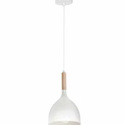 Sklep Kaja Ponadczasowa lampa wisząca, w kolorze bieli LX 1194 z serii NOAK WOOD Cheap