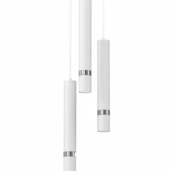 Sklep Kaja Ponadczasowa lampa wisząca z białymi tubami MLP8915 JOKER | Kaja Discount