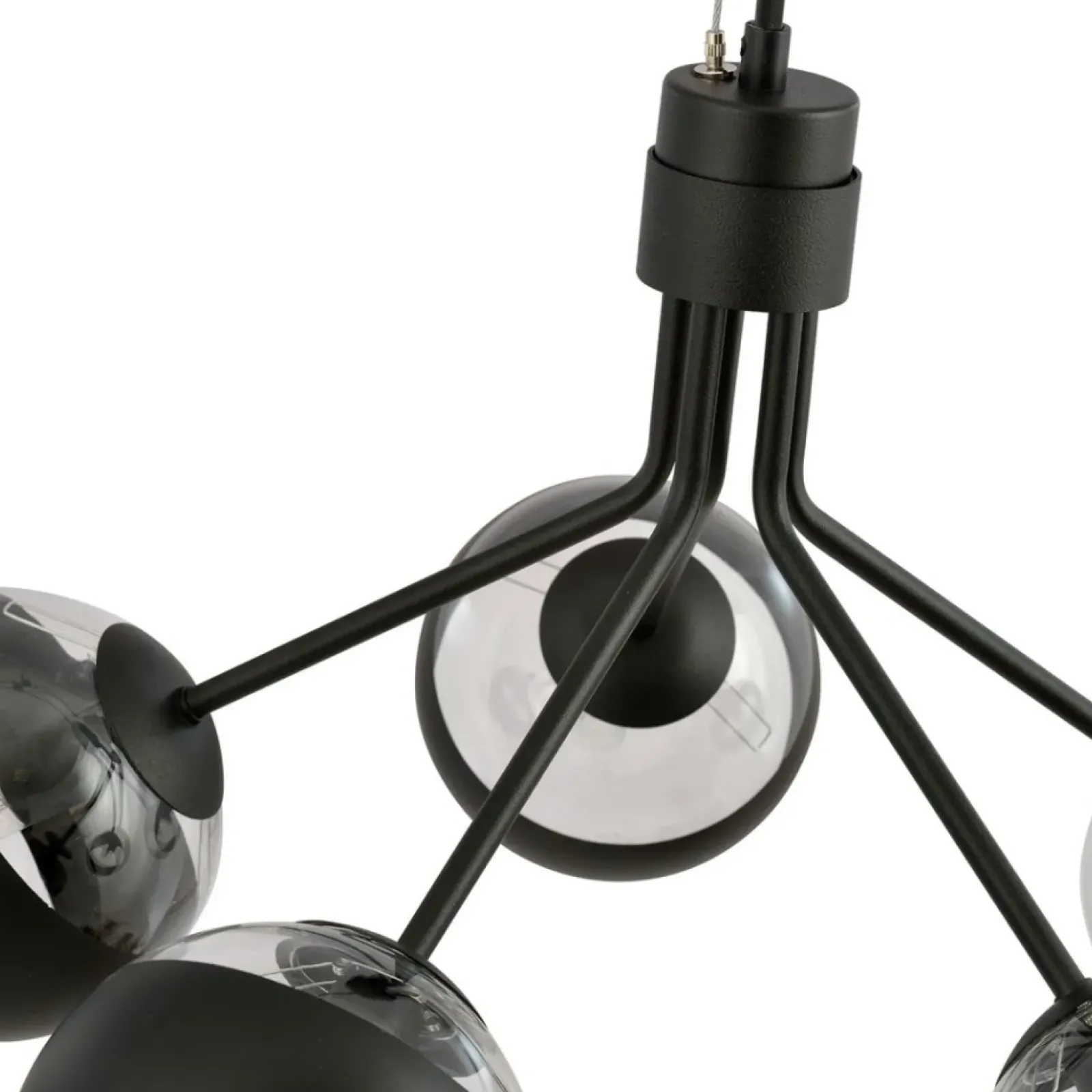Sklep Kaja Ponadczasowa lampa wisząca z 5 kloszami 1139/5 NOVA | Kaja Oświetlenie Shop