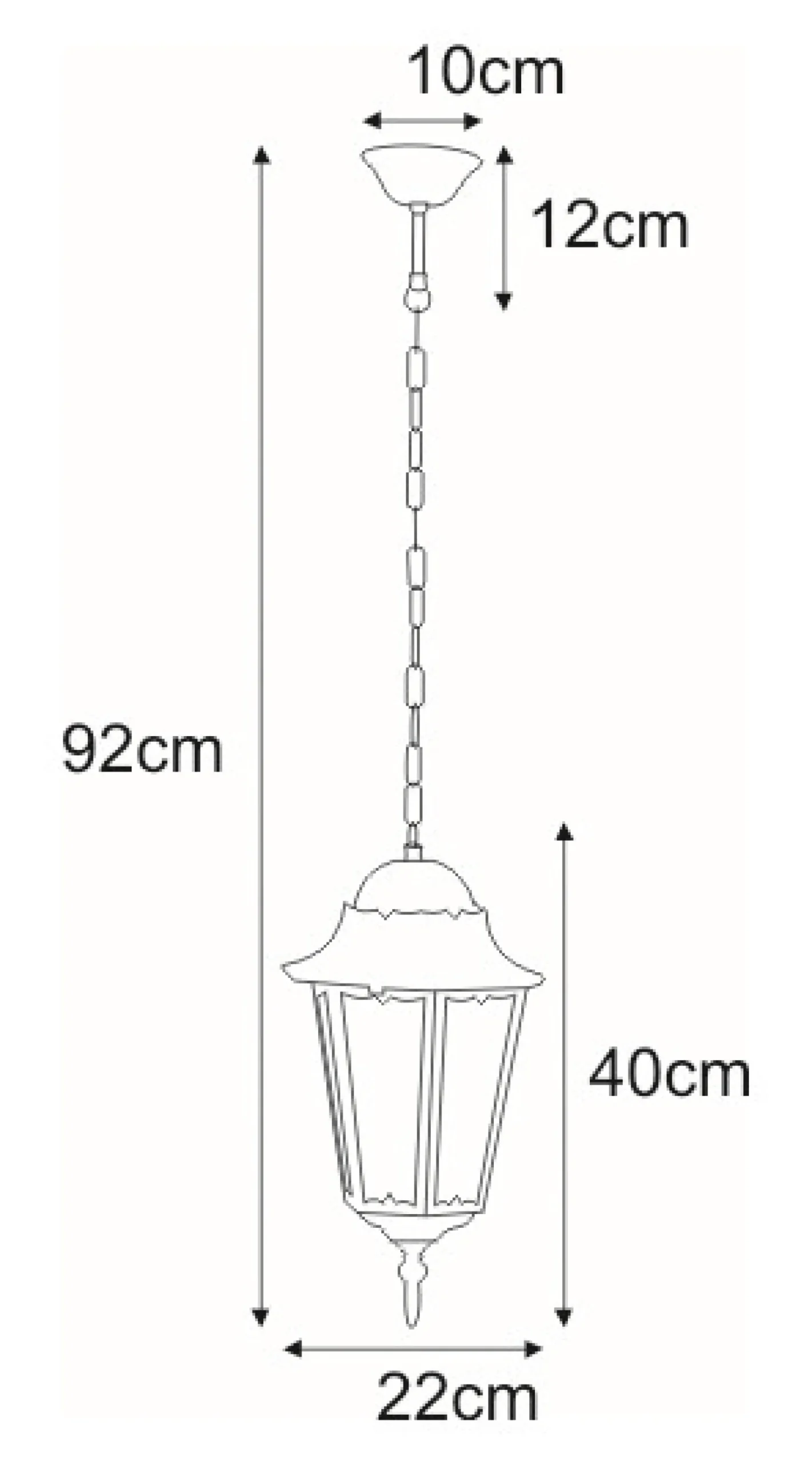 Sklep Kaja Ponadczasowa lampa zewnętrzna K-5006H LOZANA | Kaja Oświetlenie* Lampy Ogrodowe Wiszące