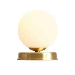 Sklep Kaja Ponadczasowa lampka stołowa z okrągłym kloszem 1076B40_S z serii BALL* Nowoczesne Lampki Stołowe