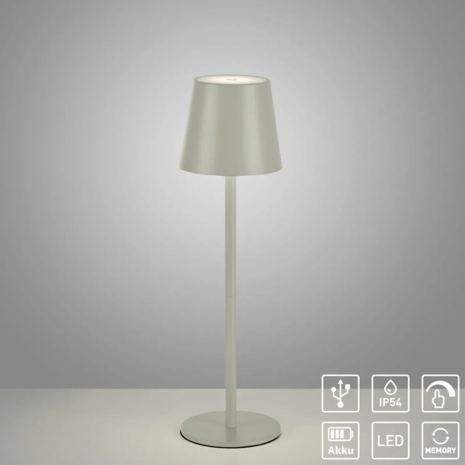 Sklep Kaja Ponadczasowa lampka stołowa ze światłem LED 19250-40 EURIA | Kaja* Lampy Led|Lampki Biurkowe