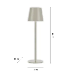 Sklep Kaja Ponadczasowa lampka stołowa ze światłem LED 19250-40 EURIA | Kaja* Lampy Led|Lampki Biurkowe