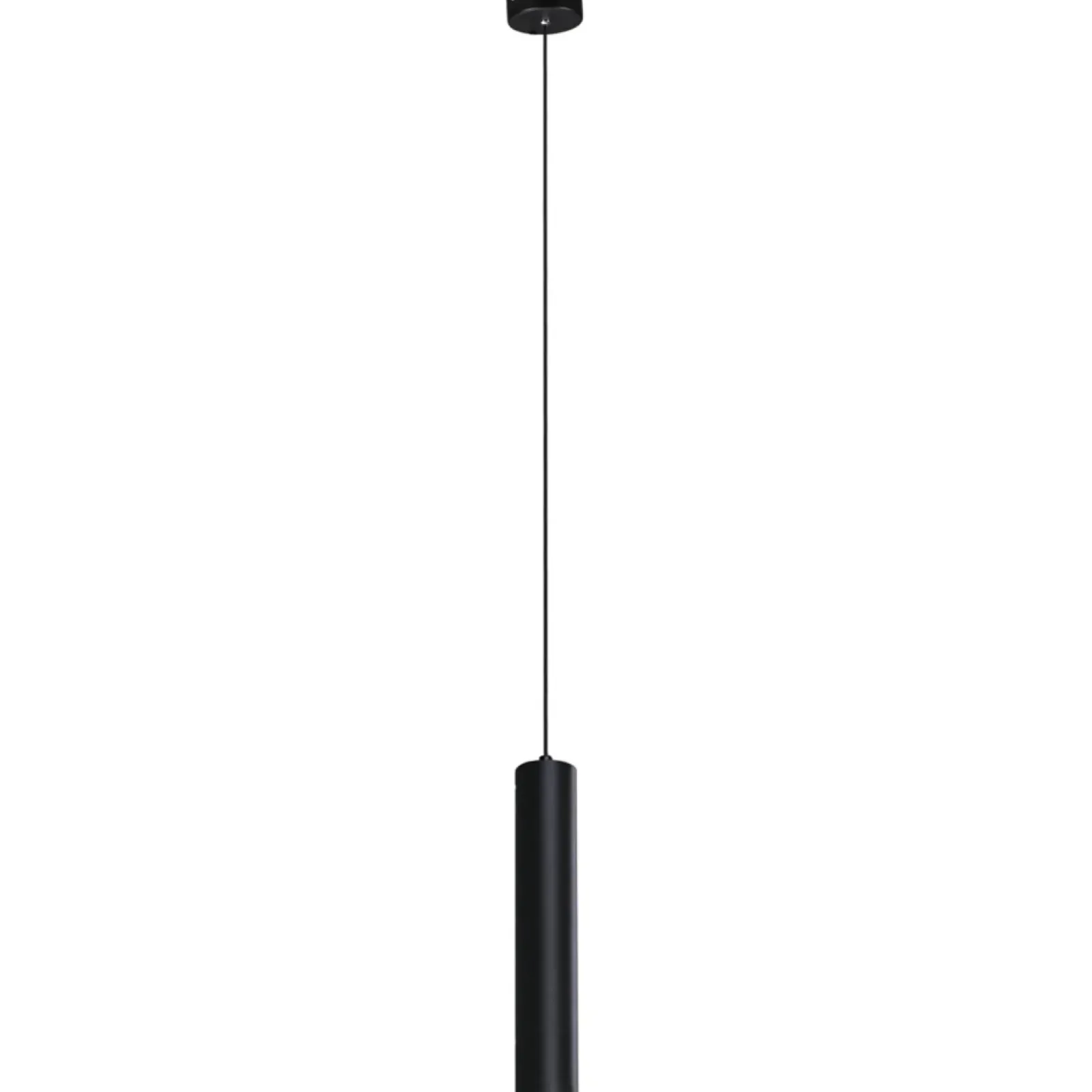 Sklep Kaja Ponadczasowa, wąska tuba wisząca GU10 K-4407 MILE BLACK | Kaja czarny Fashion