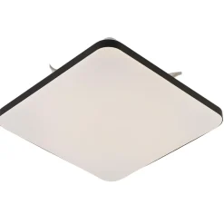Sklep Kaja Ponadczasowy, ledowy plafon 4000K LP-335/1C M 4BK SQUARE – BABILON* Plafony Nowoczesne|Plafony Klasyczne