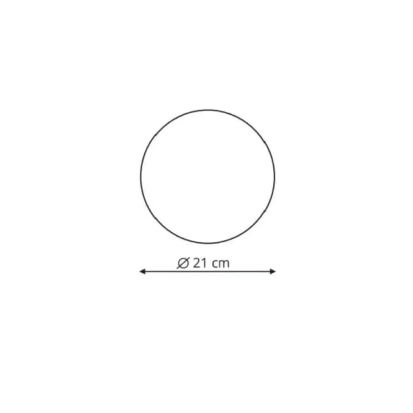 Sklep Kaja Ponadczasowy plafon ⌀21cm LP-8102/1C-12W WH PLATILLO | Kaja* Lampy Led|Plafony Nowoczesne