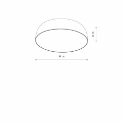 Sklep Kaja Ponadczasowy plafon do sypialni ⌀58cm 7xE27 8018 SATELLITE | Kaja* Plafony Nowoczesne|Plafony Klasyczne