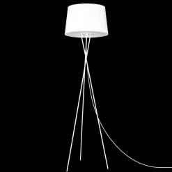 Sklep Kaja Ponadczasowy trójnóg lampa podłogowa K-4363 REMI WHITE | Kaja* Lampy Podłogowe Z Abażurem|Lampy Podłogowe