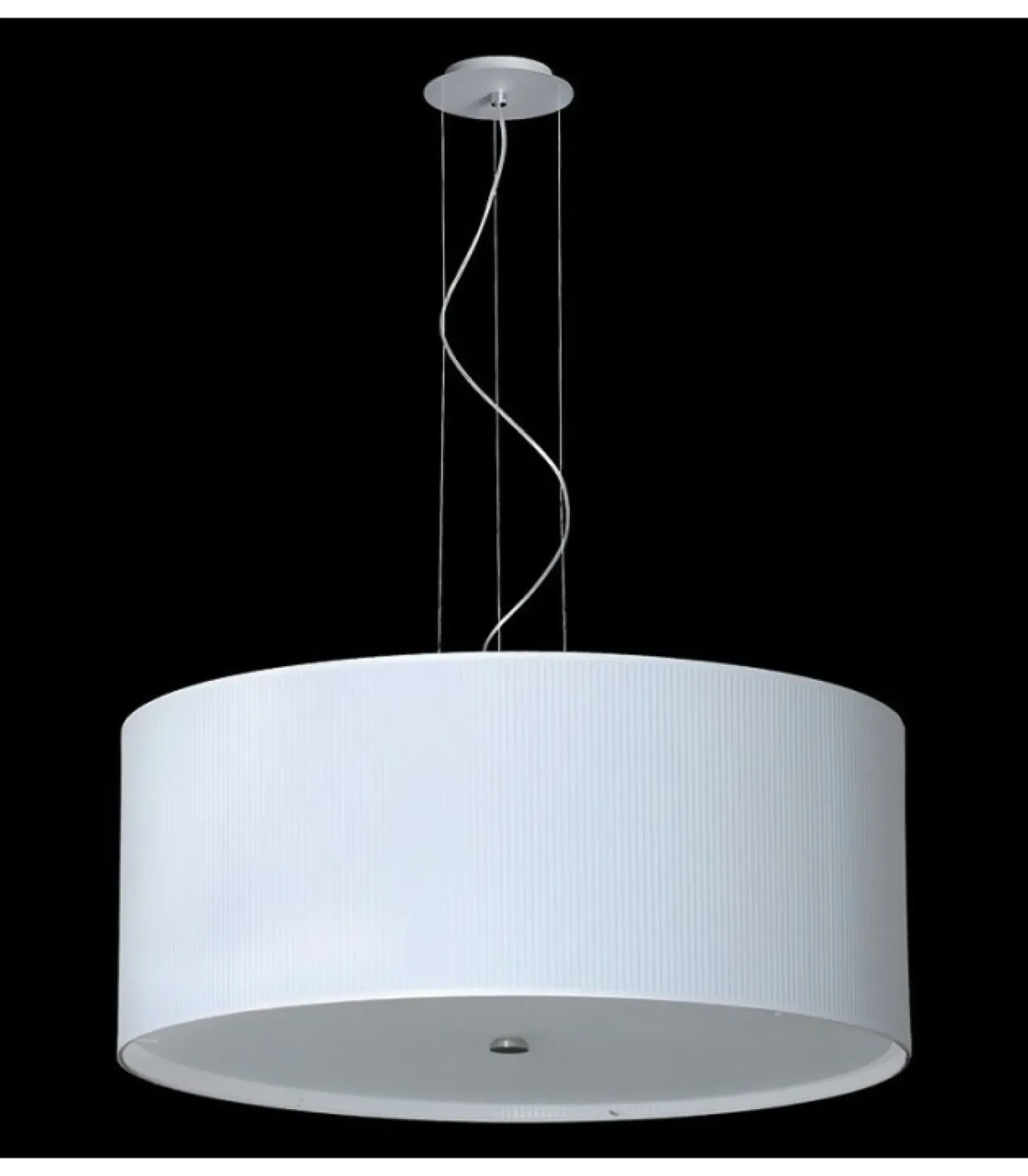 Sklep Kaja Ponadczasowy żyrandol z abażurem ⌀80cm 67572 RONDO | Kaja Oświetlenie Outlet