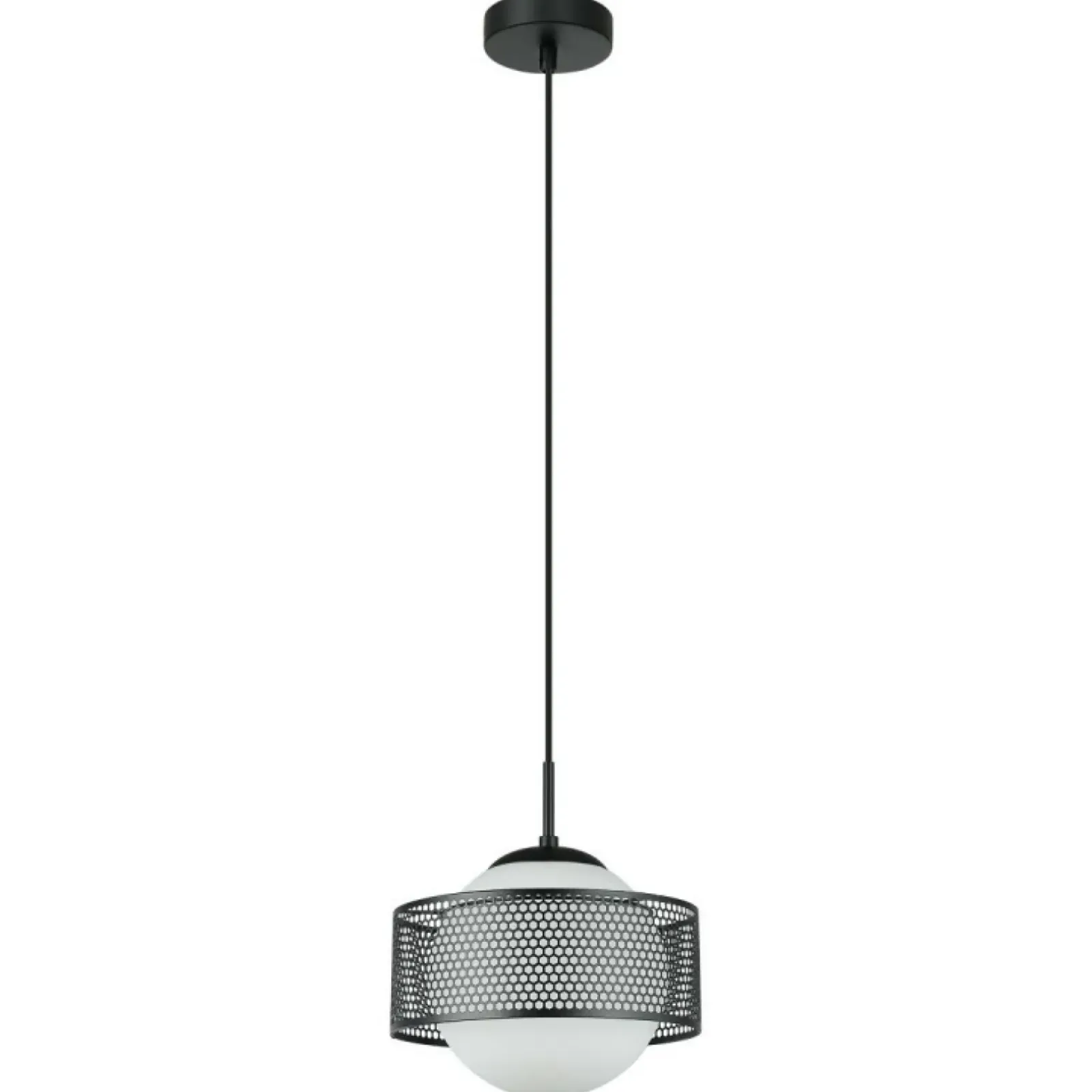 Sklep Kaja Ponadczasowy zwis do sypialni ⌀25cm PND-55456-1L-BK z serii LOMICA Best