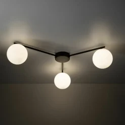 Sklep Kaja Potrójna, czarna lampa sufitowa TK 10261 ELTON BLACK | Kaja Flash Sale