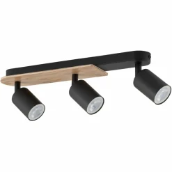 Sklep Kaja Potrójna, czarno-drewniana listwa do holu TK 4675 z serii COVER WOOD Shop