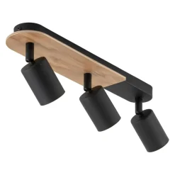 Sklep Kaja Potrójna, czarno-drewniana listwa do holu TK 4675 z serii COVER WOOD Shop