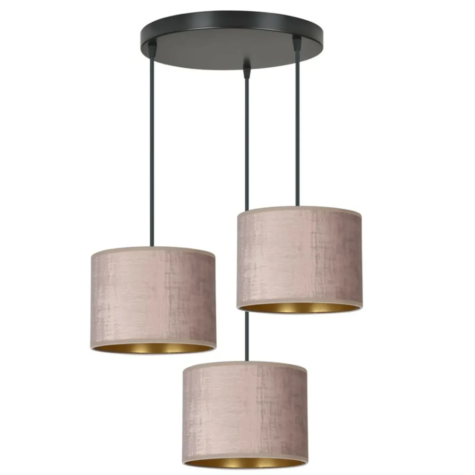 Sklep Kaja Potrójna lampa do przytulnej sypialni 1053/3PREM HILDE PREMIUM | Kaja Clearance