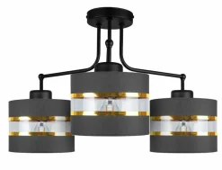 Sklep Kaja Potrójna lampa sufitowa do sypialni 33-06141 z serii ANDY | Kaja złoty Clearance