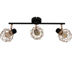 Sklep Kaja Potrójna lampa sufitowa, druciane reflektory 93-22219 z serii ACROBAT | Kaja Ośw Clearance