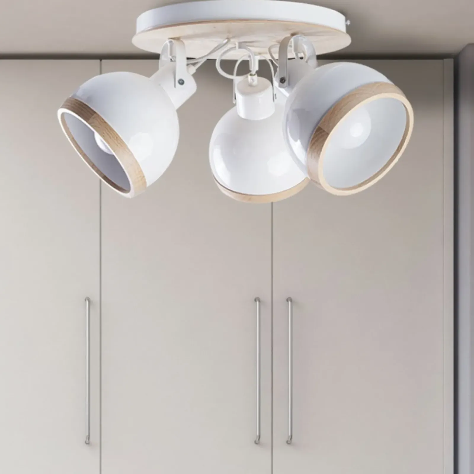 Sklep Kaja Potrójna lampa sufitowa, ruchome głowice MLP8652 z serii OVAL | Kaja Oświetlenie Flash Sale