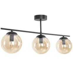 Sklep Kaja Potrójna lampa sufitowa w bursztynowym kolorze K-5164 z serii DELTA Shop