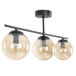 Sklep Kaja Potrójna lampa sufitowa w bursztynowym kolorze K-5164 z serii DELTA Shop