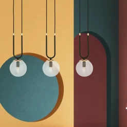 Sklep Kaja Potrójna lampa wisząca do oświetlenia stołu 1114/3 GLAM | Kaja Clearance