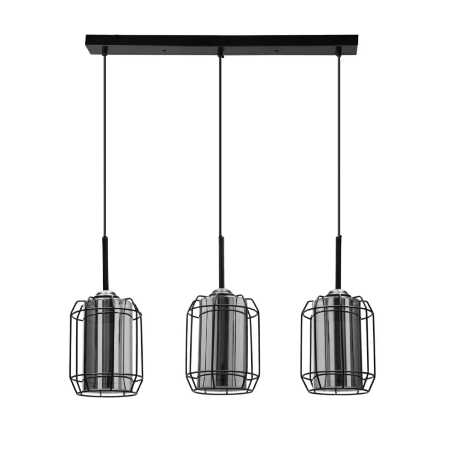 Sklep Kaja Potrójna lampa wisząca na listwie, do kuchni 33-08435 z serii JONERA czarny Fashion