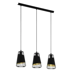 Sklep Kaja Potrójna lampa wisząca na listwie 49448 AUSTELL | Kaja Oświetlenie New