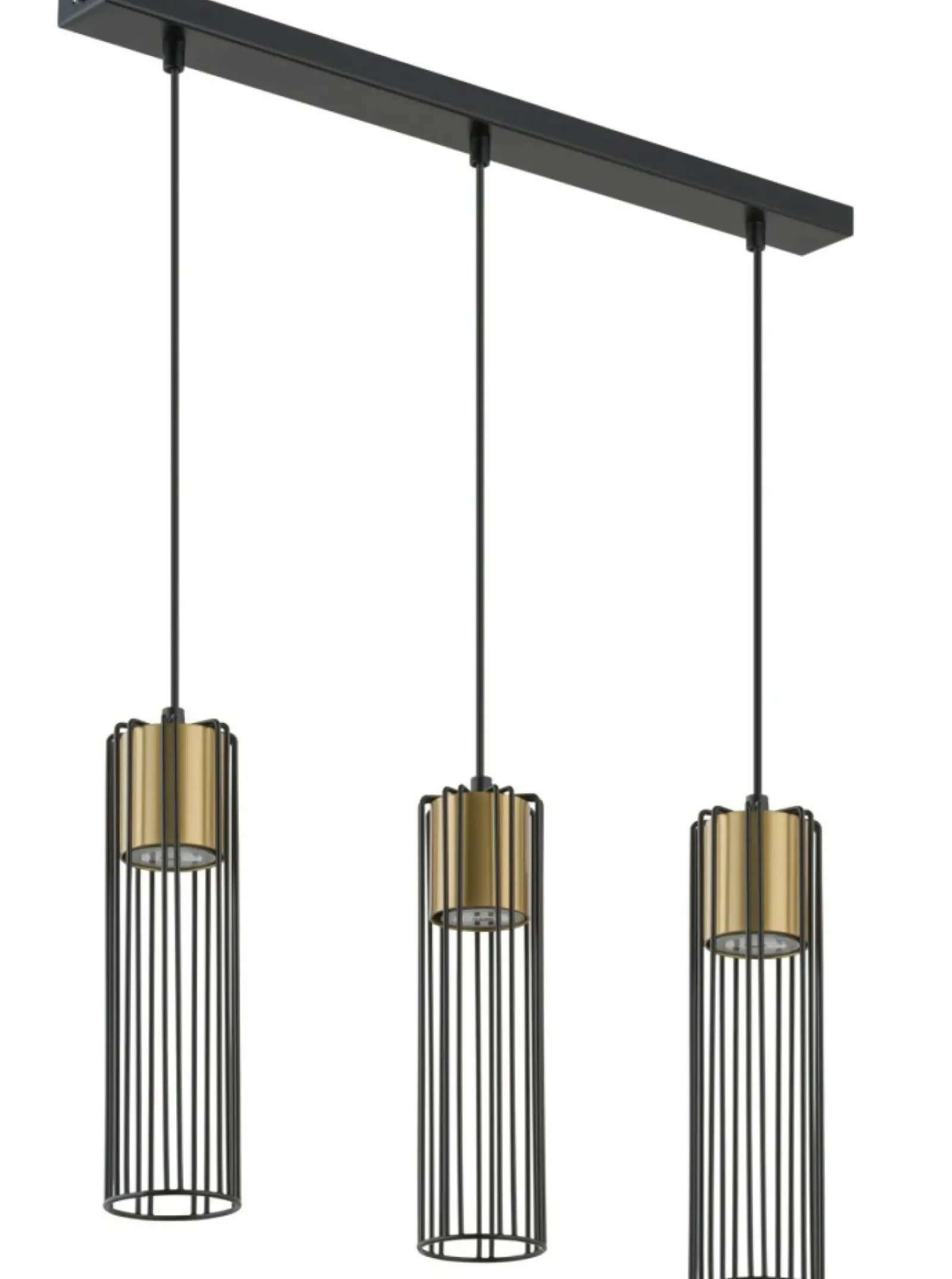 Sklep Kaja Potrójna lampa wisząca na listwie, nad stół SIG 33455 FOBIA CZ/ZŁ Best