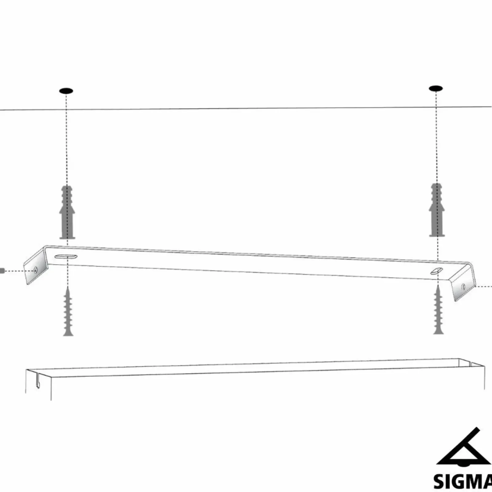 Sklep Kaja Potrójna lampa wisząca na listwie, nad stół SIG 33455 FOBIA CZ/ZŁ Best