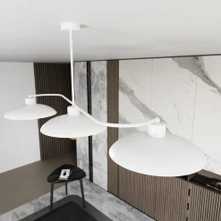 Sklep Kaja Potrójna lampa wisząca nad wyspę 1354/3 FOSTER 3 WHITE | Kaja* Randole Tradycyjne