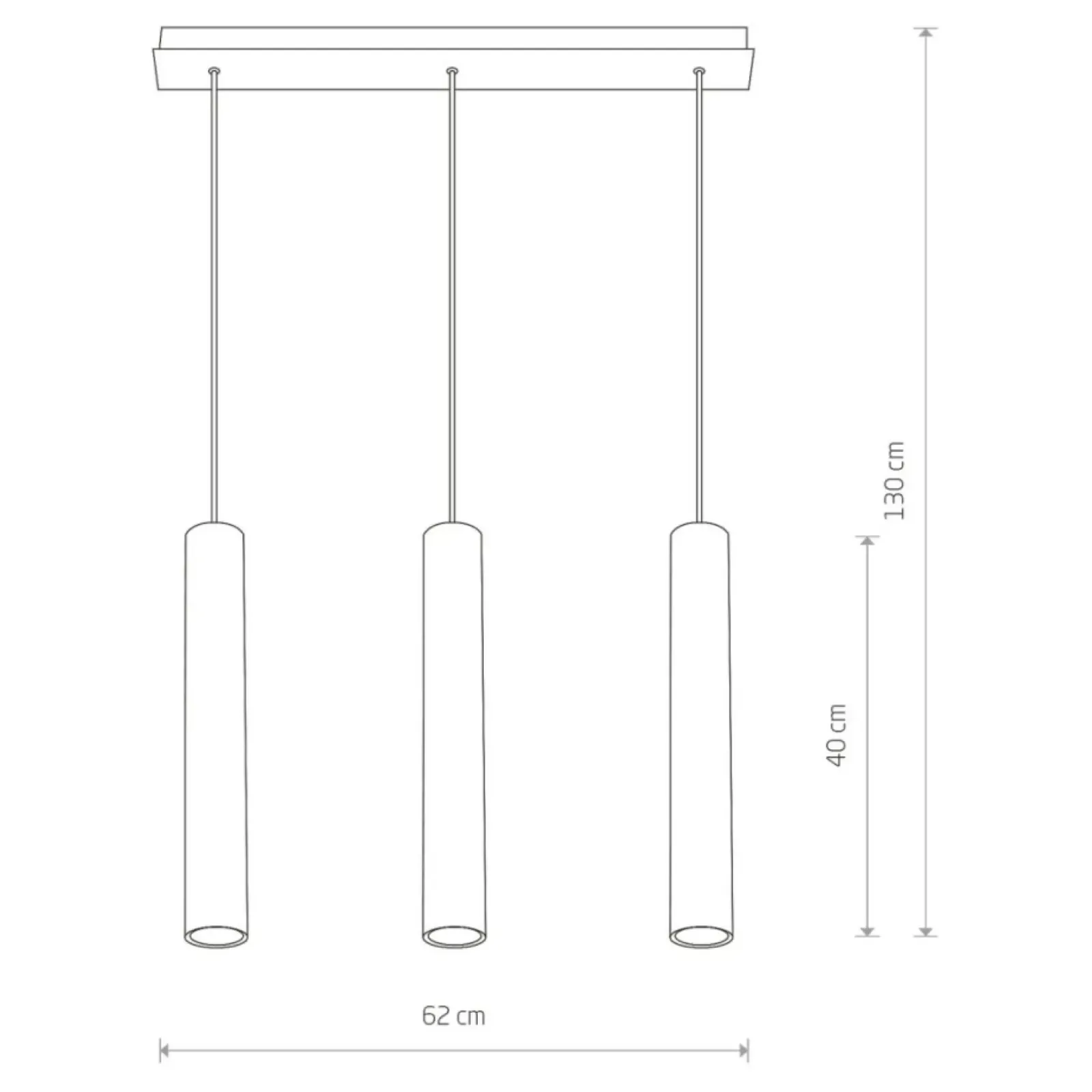 Sklep Kaja Potrójna lampa wisząca, w kolorze u 7863 | Kaja Oświetlenie mosiądz Discount