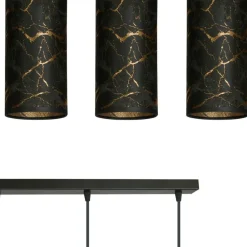 Sklep Kaja Potrójna lampa wisząca z abażurami 1056/3 KARLI | Kaja Oświetlenie czarny Best