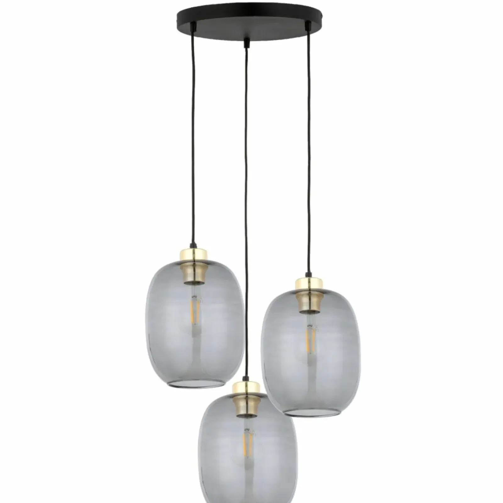 Sklep Kaja Potrójna lampa wisząca z dużymi kloszami, do salonu TK 4840 DELTA Clearance