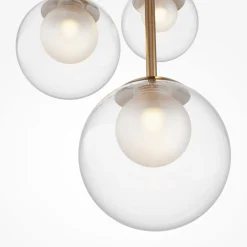 Sklep Kaja Potrójna lampa wisząca z kloszami MOD521PL-03G z serii BASIC FORM złoty Cheap