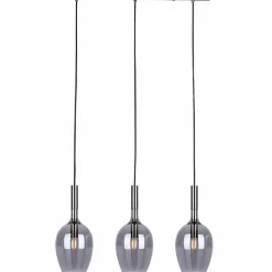 Sklep Kaja Potrójna lampa wisząca z ozdobnymi kloszami ML8814 LUGANO | Kaja Fashion