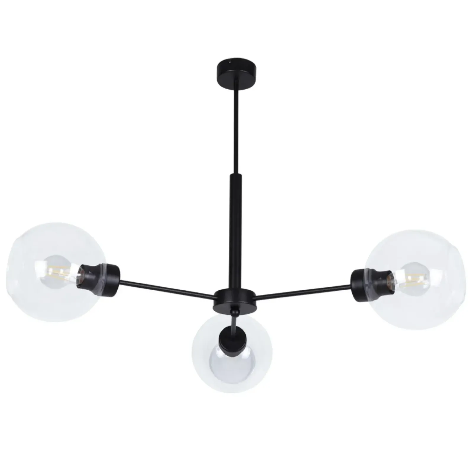 Sklep Kaja Potrójna lampa z przezroczystymi kloszami K-4856 LAMBERT | Kaja Discount