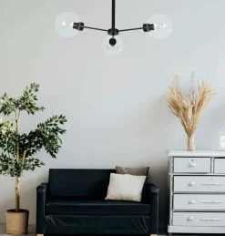 Sklep Kaja Potrójna lampa z przezroczystymi kloszami K-4856 LAMBERT | Kaja Discount