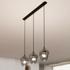 Sklep Kaja Potrójny zwis z ciemnymi kloszami na listwie 680/3 ISTAR | Kaja Best