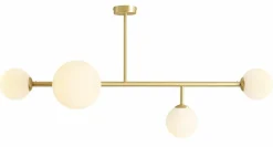 Sklep Kaja Pozioma lampa sufitowa z mlecznymi kloszami 1092PL_L40 z serii DIONE Zadzwońporabattel.783200183(8-16)/mailsklep@kaja.com.pl Store