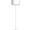 Sklep Kaja Prosta, biała lampa podłogowa z abażurem LX 3434 ARDEN | Kaja* Lampy Podłogowe Z Abażurem|Tradycyjne Lampy Podłogowe