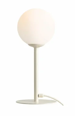 Sklep Kaja Prosta, kremowa lampka stołowa z kloszem 1080B9 PINNE | Kaja* Nowoczesne Lampki Stołowe