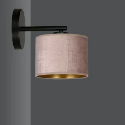 Sklep Kaja Prosta lampa ścienna z dwukolorowym abażurem 1053/K1 HILDE | Kaja* Kinkiety Tradycyjne