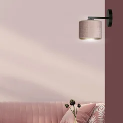 Sklep Kaja Prosta lampa ścienna z dwukolorowym abażurem 1053/K1 HILDE | Kaja* Kinkiety Tradycyjne