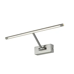 Sklep Kaja Prosta lampa nad lustro 46cm AZ2646 MONALISA SATIN NICKEL | Kaja* Lampy Led