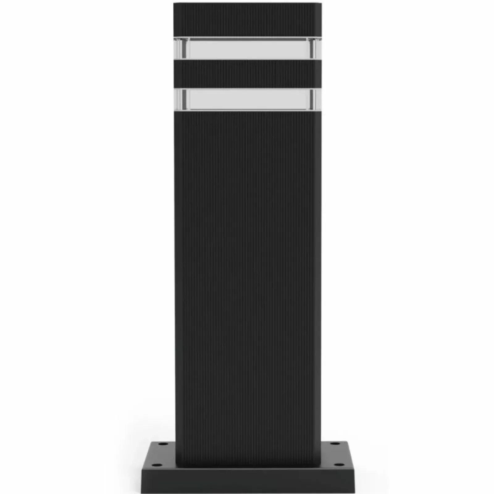 Sklep Kaja Prosta lampa ogrodowa stojąca, czarny słupek EKO0735 VINI | Kaja* Lampy Ogrodowe Stojące