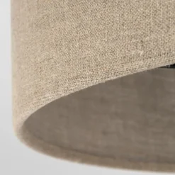Sklep Kaja Prosta lampa stojąca do salonu TK 16035 UMBERTO LINEN GOLD | Kaja* Lampy Podłogowe Z Abażurem|Tradycyjne Lampy Podłogowe