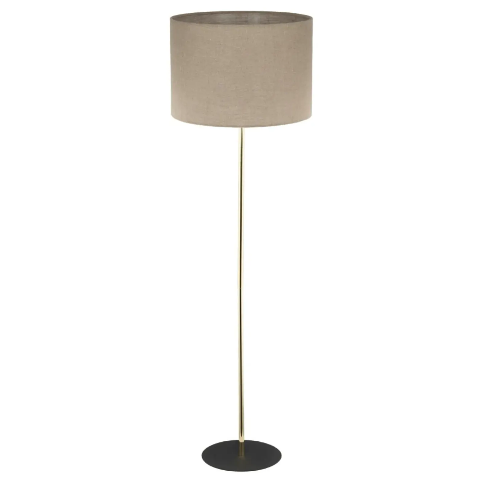 Sklep Kaja Prosta lampa stojąca do salonu TK 16035 UMBERTO LINEN GOLD | Kaja* Lampy Podłogowe Z Abażurem|Tradycyjne Lampy Podłogowe