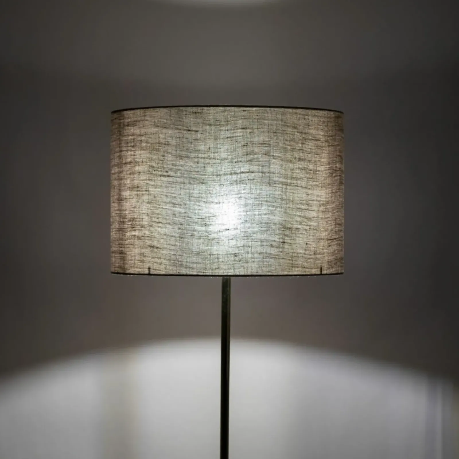 Sklep Kaja Prosta lampa stojąca do salonu TK 16035 UMBERTO LINEN GOLD | Kaja* Lampy Podłogowe Z Abażurem|Tradycyjne Lampy Podłogowe