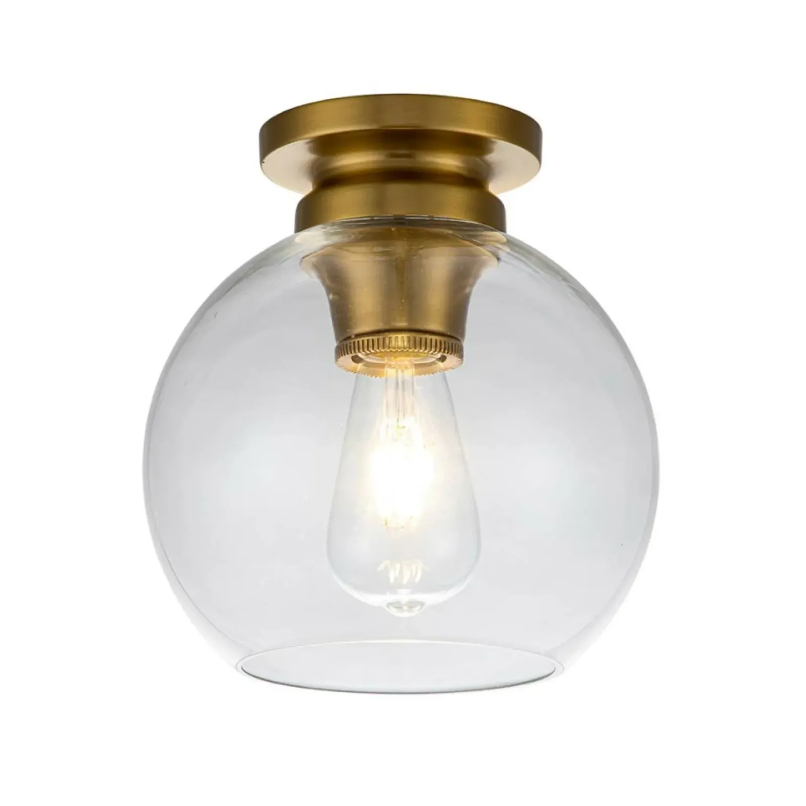 Sklep Kaja Prosta lampa sufitowa, kula FE-TABBY-F-BB z serii TABBY* Plafony Klasyczne|Randole Tradycyjne