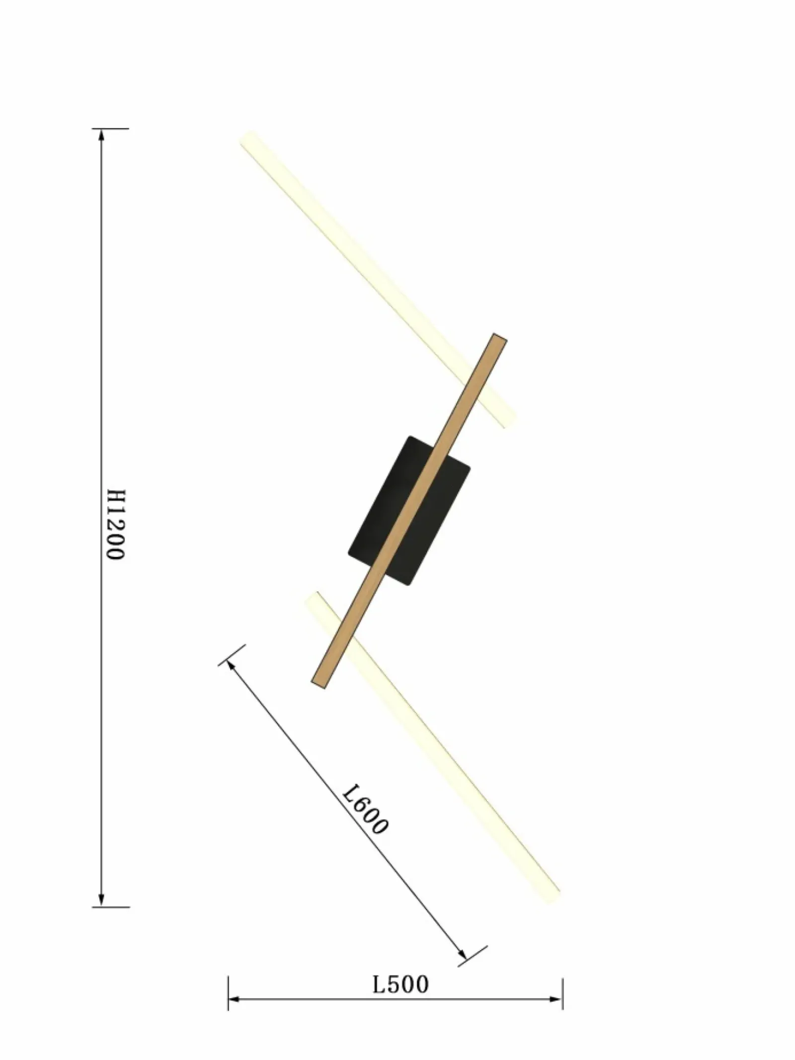Sklep Kaja Prosta lampa sufitowa LED do korytarza WF 7021-306 RIMINI | Kaja* Lampy Led|Plafony Nowoczesne