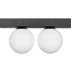Sklep Kaja Prosta lampa sufitowa z 2 białymi kloszami ZM 1205 SPHERE | Kaja Clearance
